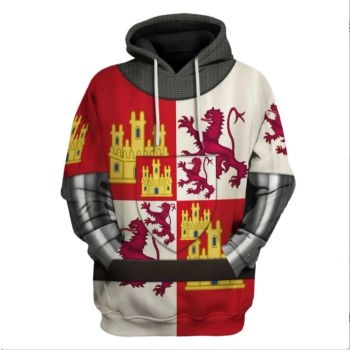 Fashion Red Dog Pattern Animals Hoodie