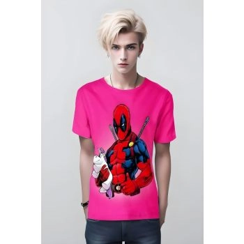 Deadpool X Wolverine Shirt - Unleash the Unstoppable Team-Up in Pink