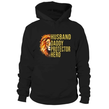 Lion King Husband Daddy Protector Hero Hoodies