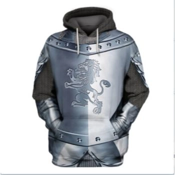 Gorgeous Blue Dog Pattern Animals Hoodie