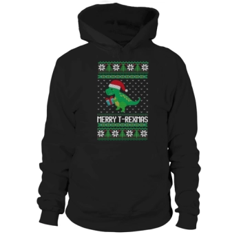 Merry Trexmas Ugly Christmas Hoodies