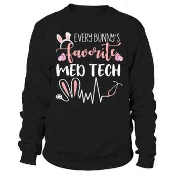 Medical Technician Bunny Easter Day Easter Sunday Sweatshirt