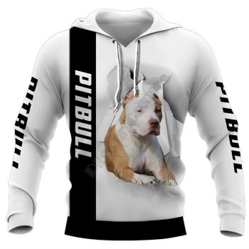 Pretty White Dog Pattern Animals Hoodie