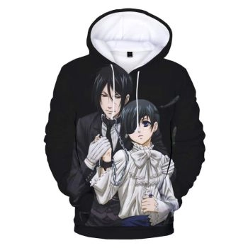 Black Butler 3D Print Hoodie &#8211; Anime Fashion Sweatshirt
