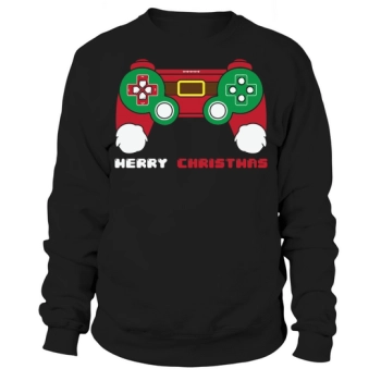 Christmas Gamer Game Controller Merry Christmas Sweatshirt