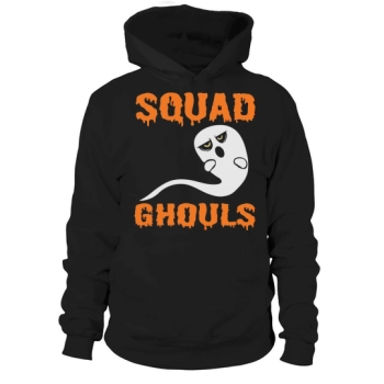 Squad Ghouls Funny Ghost Halloween Hoodies