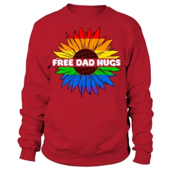 Free Dad Hugs Pride LGBT Sweatshirt