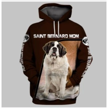 Generous And Beautiful Brown Dog Pattern Animals Hoodie