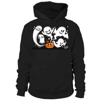 Spooky Ghost Halloween Vector Hoodies