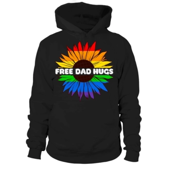 Free Dad Hugs Pride LGBT Hoodies