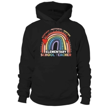 Educate Motivate Inspire Elementary School Hoodies