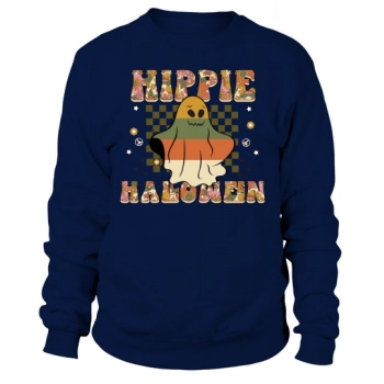 Hippie Halloween Ghost Sweatshirt