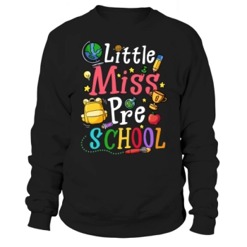 Little Miss Preschool Back To School Sweatshirt