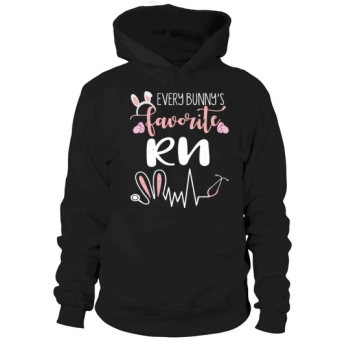 RN Nurse Cute Ears Bunny Easter Day Easter Sunday Hoodies