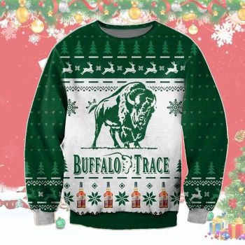Buffalo Trace Whisky Green Ugly Sweater Christmas Tshirt Hoodie Apparel,Christmas Ugly Sweater