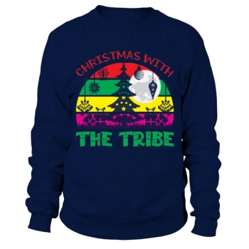 Christmas with the Tribe Christmas Sweatshirt