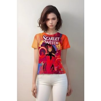 Scarlet Witch Shirt - Unleash the Magic Within in Vibrant Red