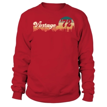 Vintage 1972 50th Birthday Fiftieth Gift Sweatshirt