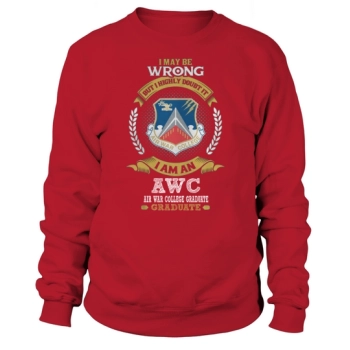 AIR WAR COLLEGE GRADUATE 2017 Sweatshirt