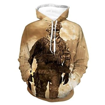 Call of Duty Hoodies &#8211; 3D Print Call of Duty Hooded Drawstring Sweaters