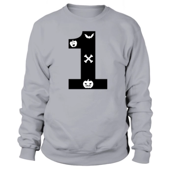 Halloween Alphabet Numbers Clipart 1 Sweatshirt