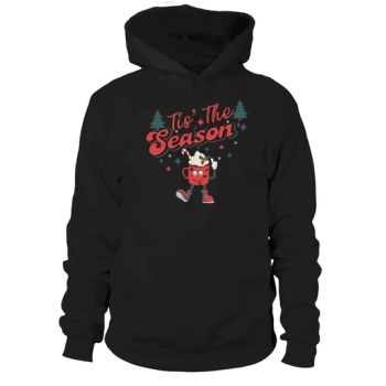 Tis The Season Retro Hot Chocolate Sweet Christmas Hoodies