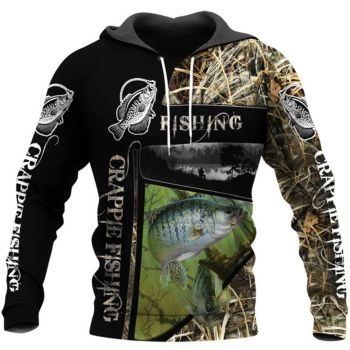 Classical And Elegance Black Fish Pattern Animals Hoodie