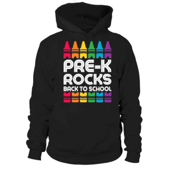 Pre-k Rocks Cool Teachers Back To School Hoodies