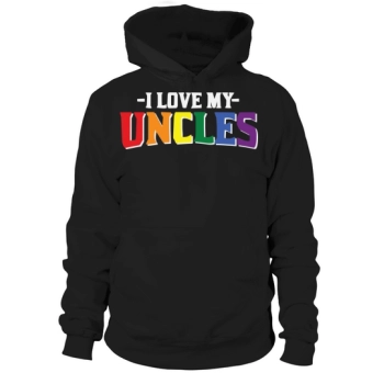 LBGT I Love My Uncles Gay LGBTQ Hoodies