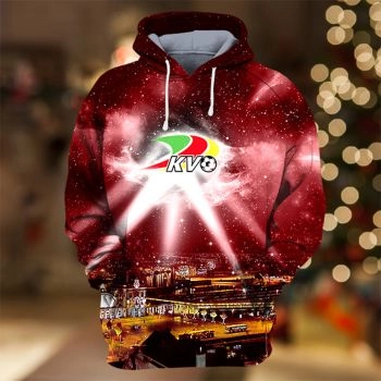 Fashion Red Lighting Pattern Lighting Hoodie