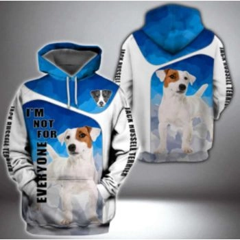 Fashion And Gorgeous Blue White Dog Pattern Animals Hoodie