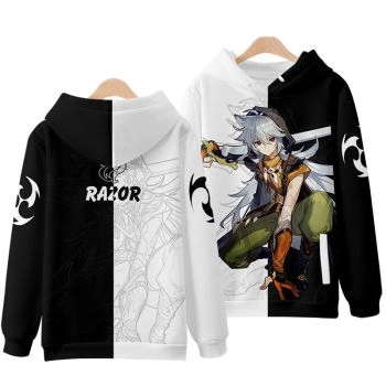 Retro Genshin Impact Razor Anime Hoodie