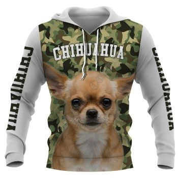 Gorgeous Green Dog Pattern Animals Hoodie