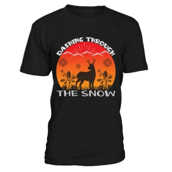 Dashing Through the Snow Christmas T-Shirt