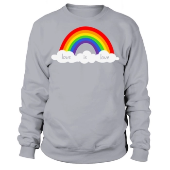 Love Is Love Rainbow LGBT Sweatshirt