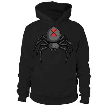 Halloween Cartoon Black Widow Hoodies