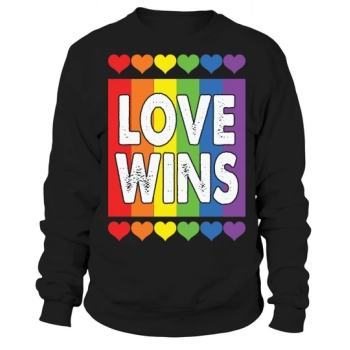 Love Wins Marriage LGBT Pride Sweatshirt