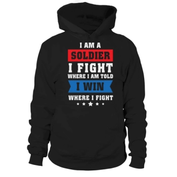 USA Veterans Soldier I Fight Hoodies