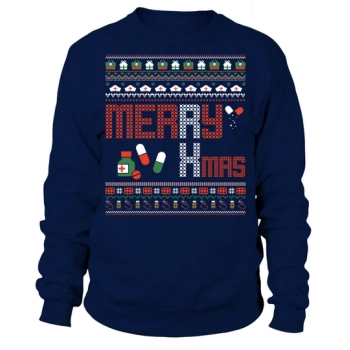 Merry Xmas Christmas Pharmacist Sweatshirt