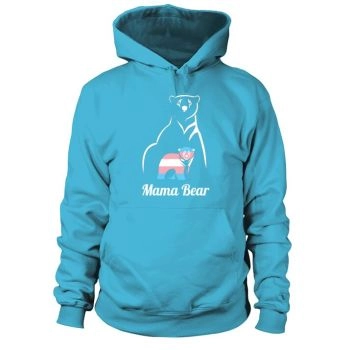 Women's Mama Bear LGBTQ Kids Gift Trans Pride Hoodies