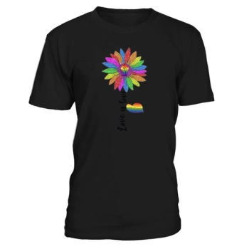 Love Is Love Pride LGBT Sunflower