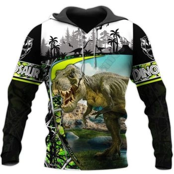 Fashion Colorful Dinosaurs Pattern Animals Hoodie