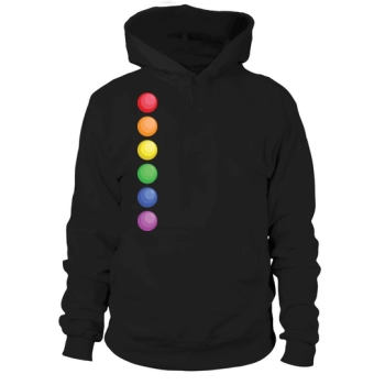 Rainbow Dots Subtle Pride Month Hoodies