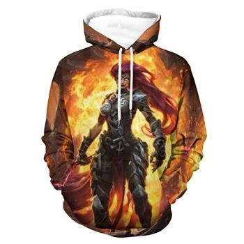 Darksiders Hoodies &#8211; Fury 3D Print Casual Pullover Hooded Sweatshirt