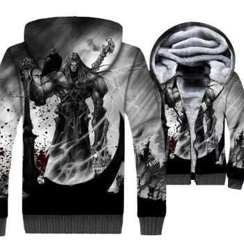 Darksiders Jackets &#8211; Darksiders Game Series Death Death Knight Super Cool 3D Fleece Jacket