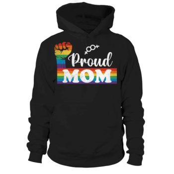 Mother's Day Pride Rainbow Proud Mom LGBT Hoodies