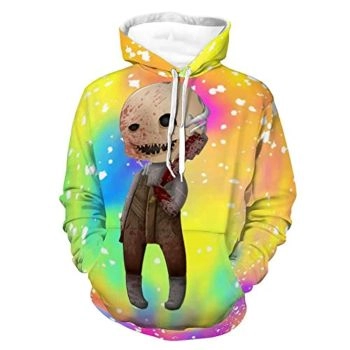 Dead by Daylight Hoodie &#8211; Funny Yellow 3D Print Adults Pullover Hoodie