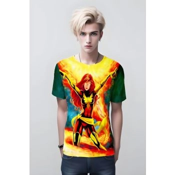 Stylish Jean Grey Phoenix Rising Shirt - Rise like the Yellow Phoenix
