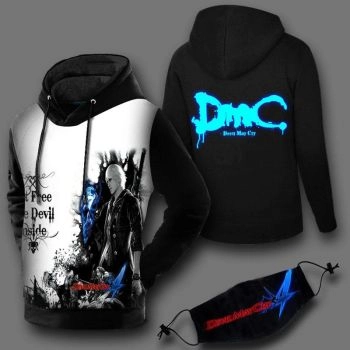 Devil May Cry 5 Hoodies &#8211; Pollover DMC 3D Hoodie Coat