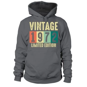 Vintage 1972 - 50 years old - 50th birthday gift Hoodies